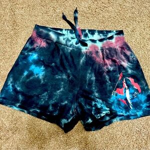 Hot topic Friday the 13th Jason Voorhees Tie Dye Lounge Shorts L horror